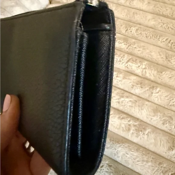 Michael Kors Black Pebbled Leather Wallet - Picture 3 of 5